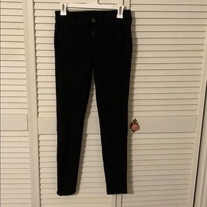Black high rise skinny jeggings